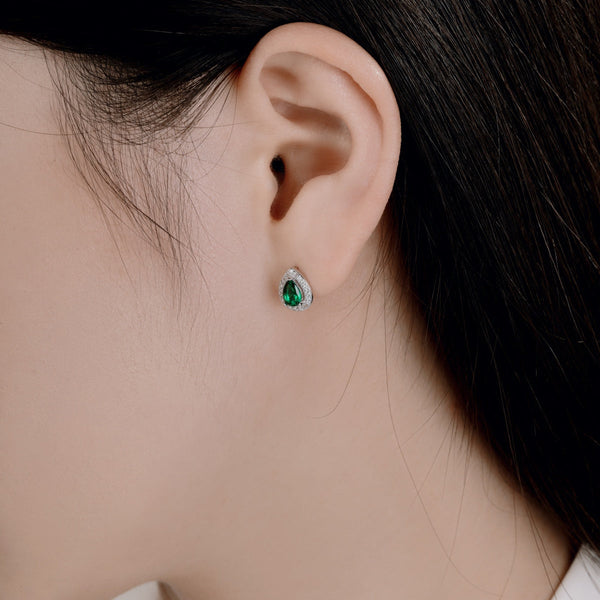 [Clover Jewelrys]Pendientes de Lujo con Forma de Gota de Agua