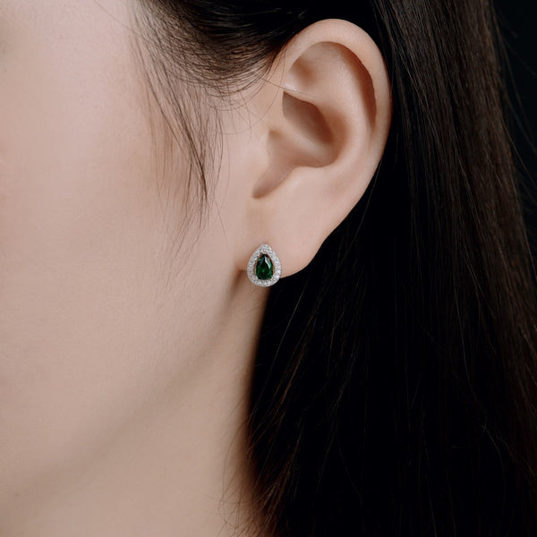 [Clover Jewelrys]Pendientes de Lujo con Forma de Gota de Agua