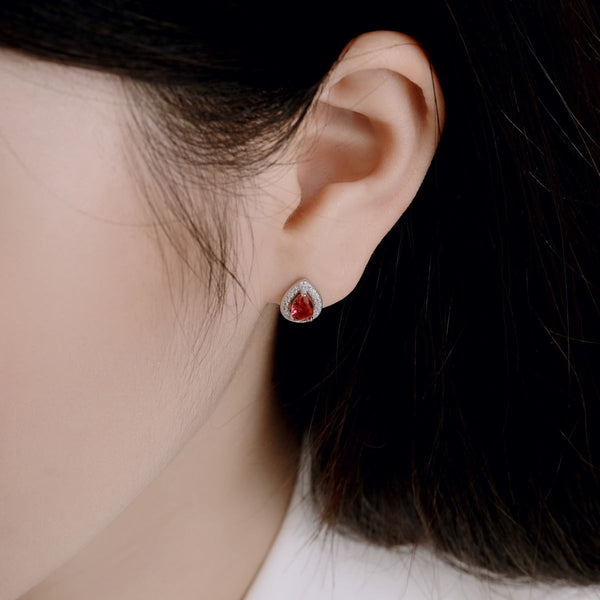 [Clover Jewelrys]Pendientes de Lujo con Forma de Gota de Agua
