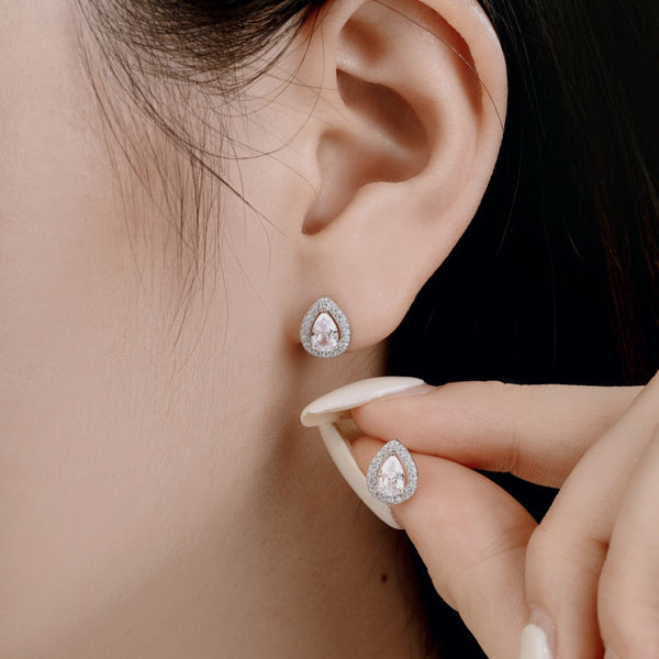 [Clover Jewelrys]Pendientes de Lujo con Forma de Gota de Agua