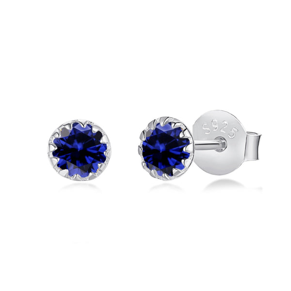[Clover Jewelrys]Pendientes redondos brillantes y coloridos