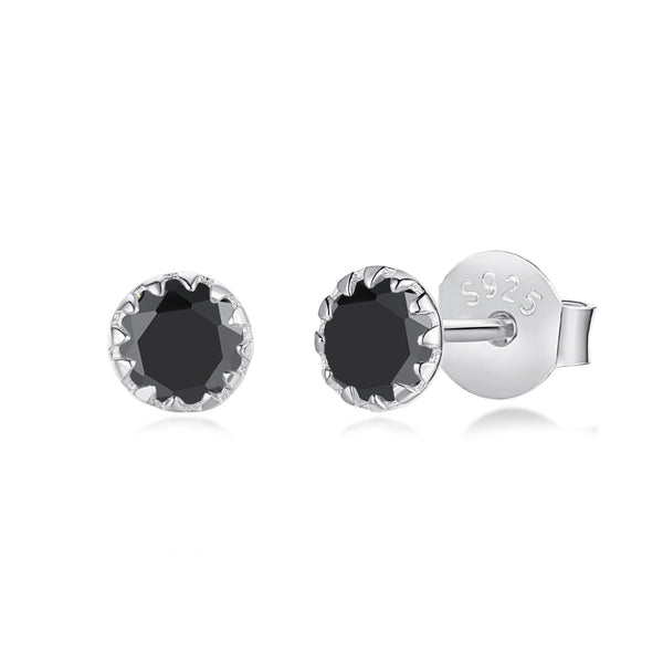 [Clover Jewelrys]Pendientes redondos brillantes y coloridos