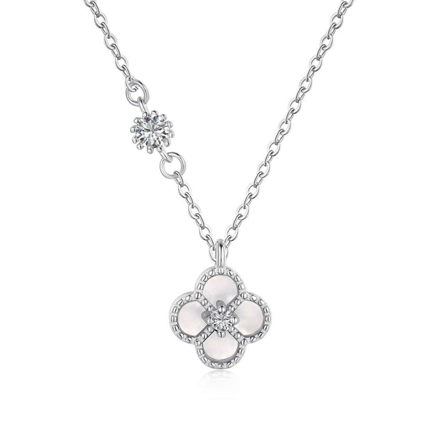 [Clover Jewelrys]Delicado Collar con Forma de Flor
