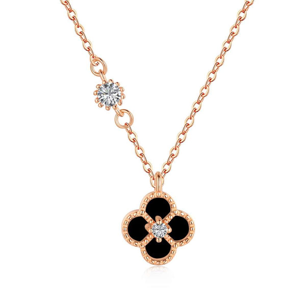 [Clover Jewelrys]Delicado Collar con Forma de Flor