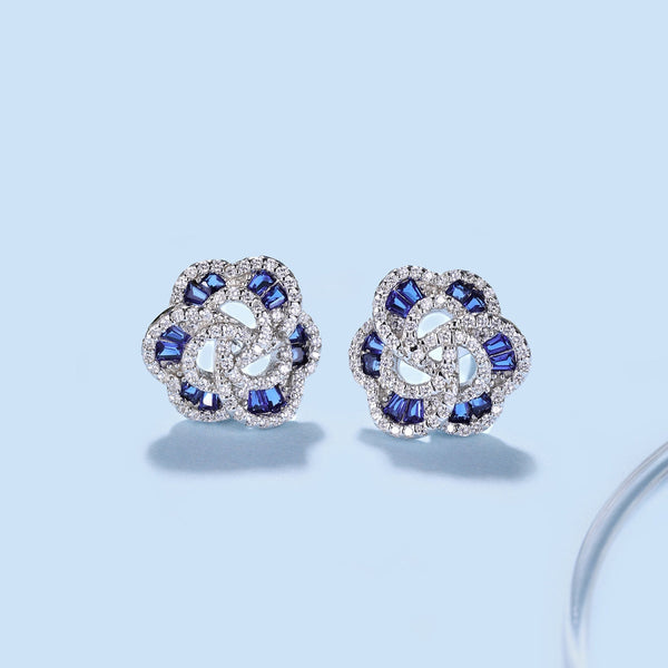 [Clover Jewelrys]Exquisitos Pendientes Diarios con Forma de Flor