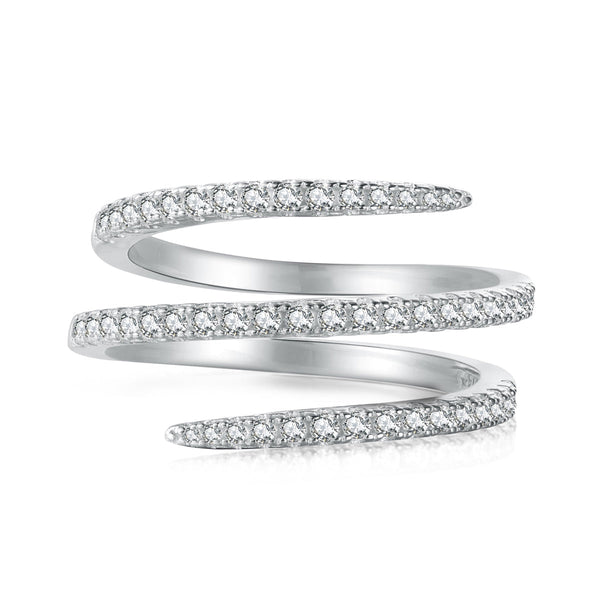 [Clover Jewelrys]Anillo Diario Entrelazado Vibrante Único