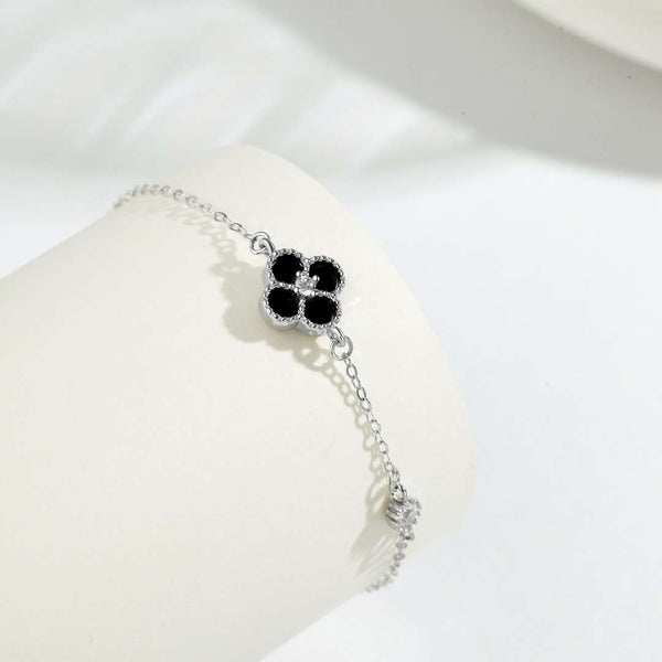 [Clover Jewelrys]Delicada pulsera de trébol de cuatro hojas