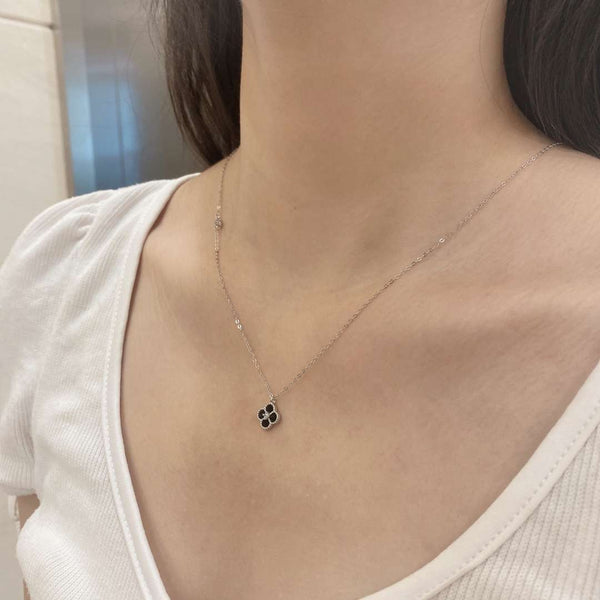[Clover Jewelrys]Delicado Collar con Forma de Flor