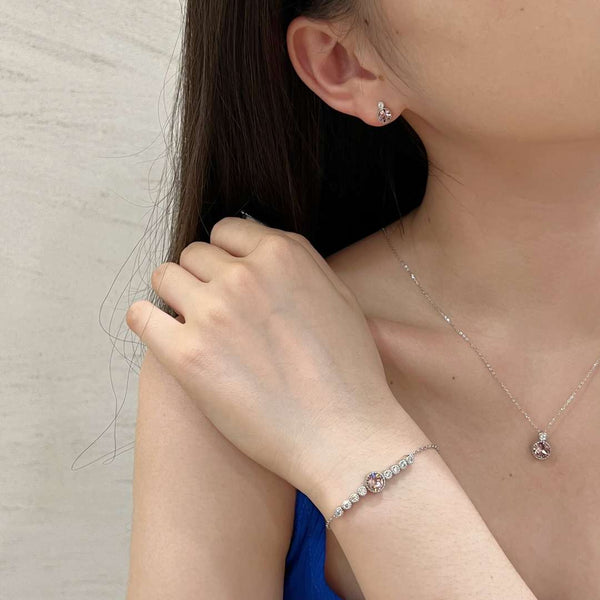 [Clover Jewelrys]Pulsera de lujo Corazón del Océano