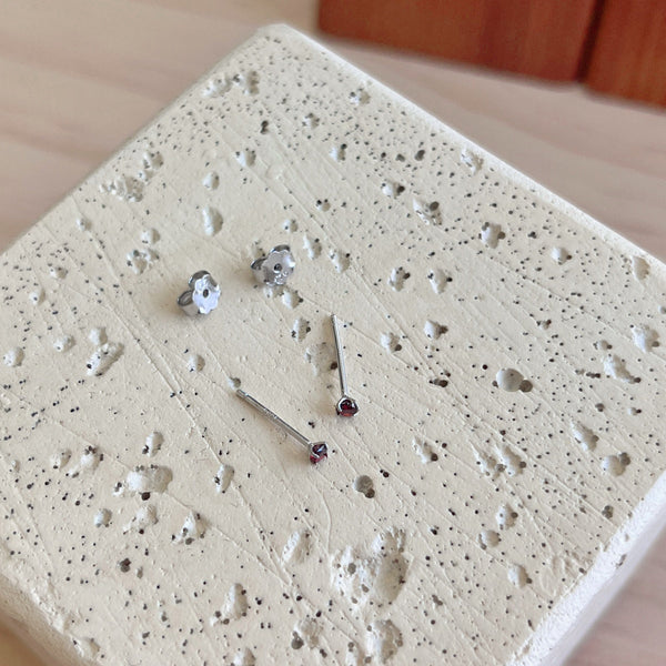 [Clover Jewelrys]Pendientes Solitario Delicados