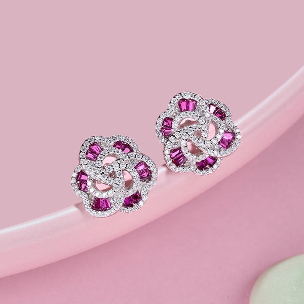 [Clover Jewelrys]Exquisitos Pendientes Diarios con Forma de Flor