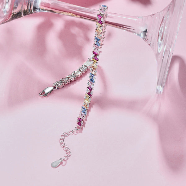 [Clover Jewelrys]Pulsera de Fiesta Multi Corte Ornada y Brillante