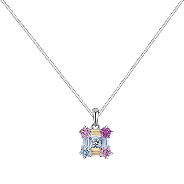 [Clover Joyas]Precioso collar multicolor