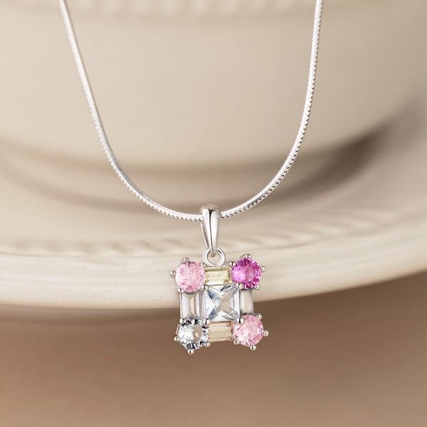 [Clover Joyas]Precioso collar multicolor