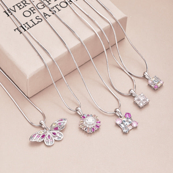 [Clover Joyas]Precioso collar multicolor