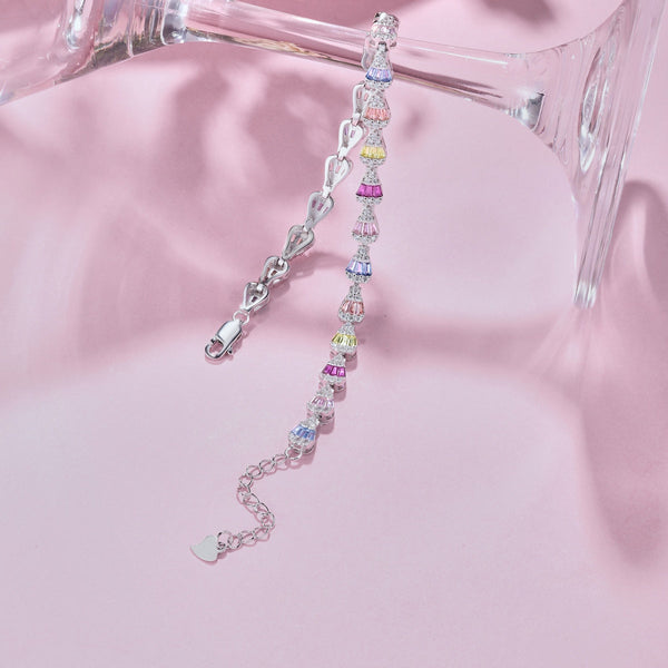[Clover Jewelrys]Pulsera diaria con forma de gota de agua radiante