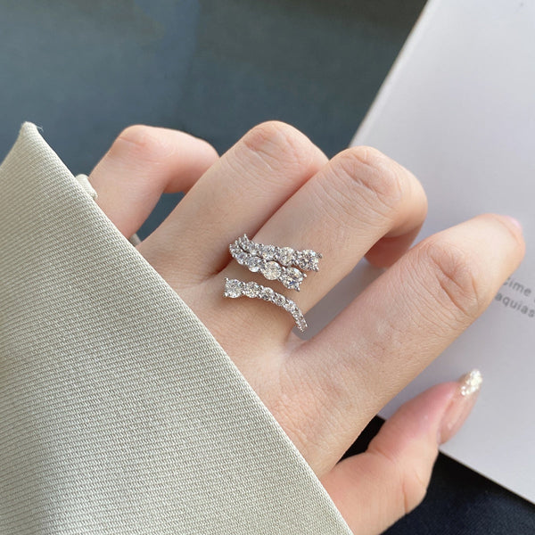 [Clover Jewelrys]Anillo diario único con forma de serpiente vívida
