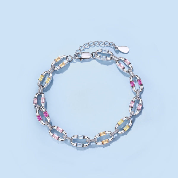 [Clover Jewelrys]Pulsera diaria deslumbrante y colorida