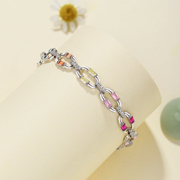 [Clover Jewelrys]Pulsera diaria deslumbrante y colorida