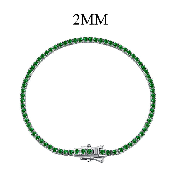 [Clover Jewelrys]Pulsera de Fiesta Redonda Radiante y Colorida