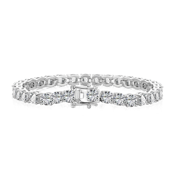 [Clover Jewelrys]Pulsera de boda redonda con corte brillante y adornada