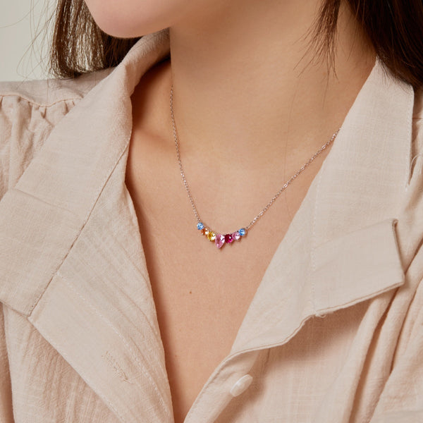[Clover Jewelrys]Dije colorido de corazón