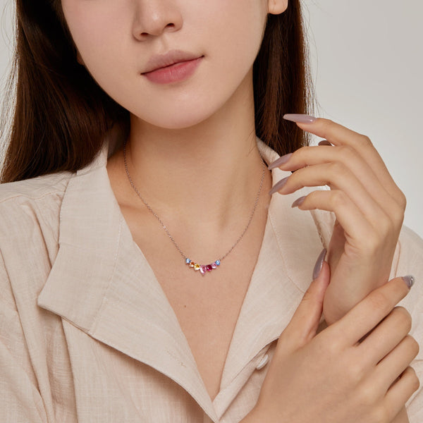 [Clover Jewelrys]Dije colorido de corazón