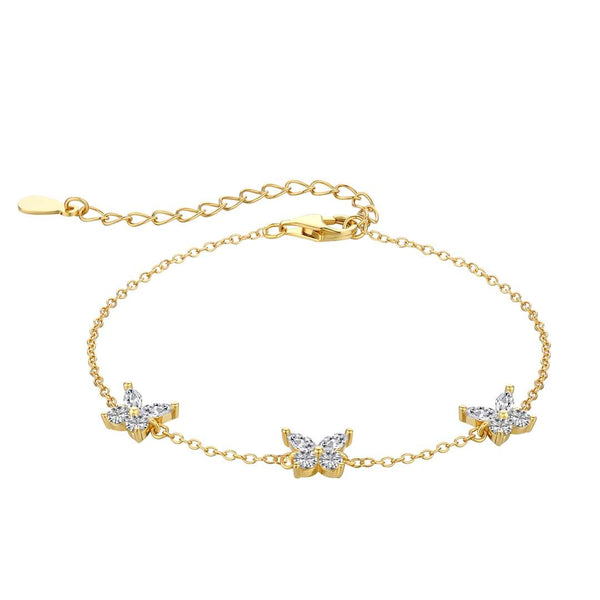 [Clover Jewelrys]Collar radiante con forma de mariposa