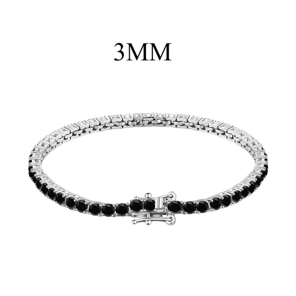 [Clover Jewelrys]Pulsera de Fiesta Redonda de Corte Radiante y Colorido