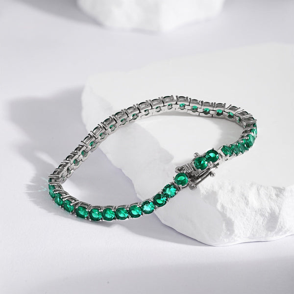 [Clover Jewelrys]Pulsera de Fiesta Redonda de Colores Radiantes