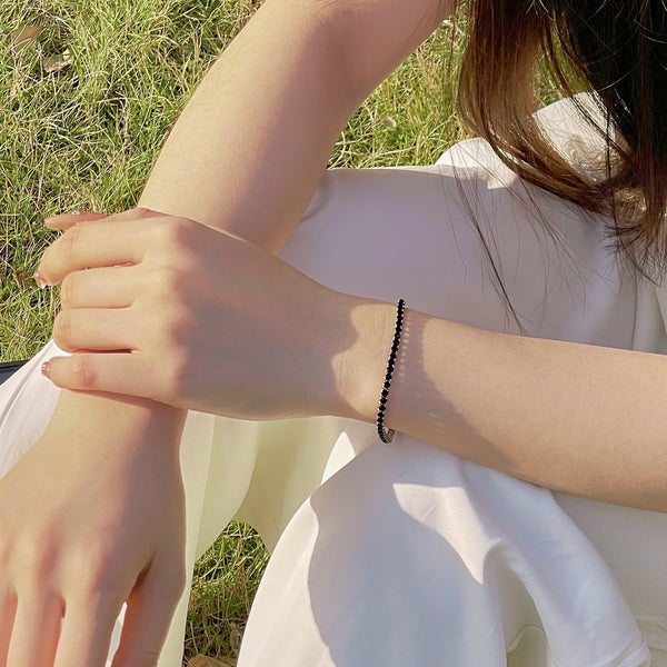 [Clover Jewelrys]Pulsera de Fiesta Redonda de Corte Radiante y Colorido