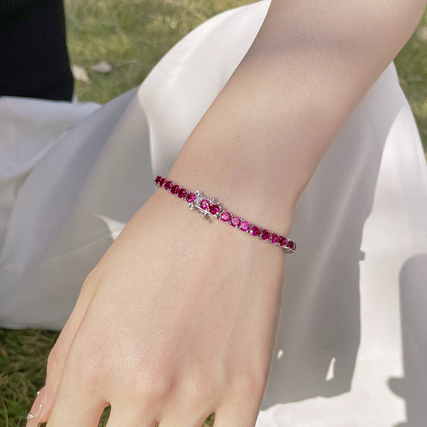 [Clover Jewelrys]Pulsera de Fiesta Redonda de Colores Radiantes