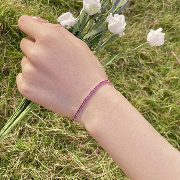 [Clover Jewelrys]Pulsera de Fiesta Redonda Radiante y Colorida