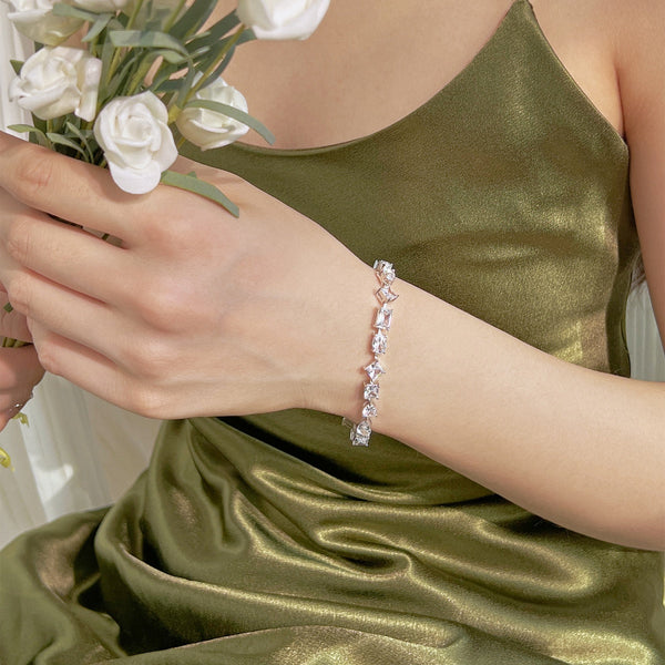 [Clover Jewelrys]Pulsera diaria única y exquisita con múltiples cortes