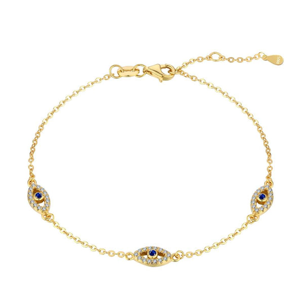 [CloverJewelrys]Evil Eye Shape Pendent Necklace