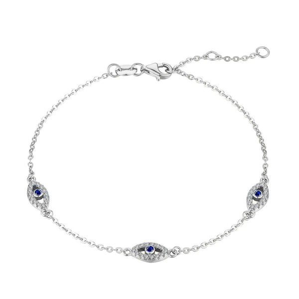 [CloverJewelrys]Evil Eye Shape Pendent Necklace