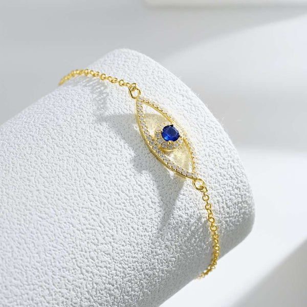 [Clover Jewelrys]Pulsera de Diseño Hueco Ojo del Diablo