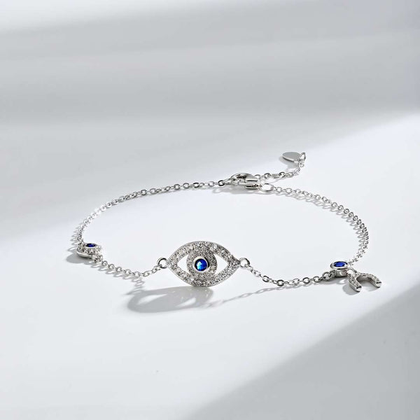 [Clover Jewelrys]Collar Delicado con Forma de Ojo