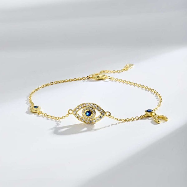 [Clover Jewelrys]Collar Delicado con Forma de Ojo