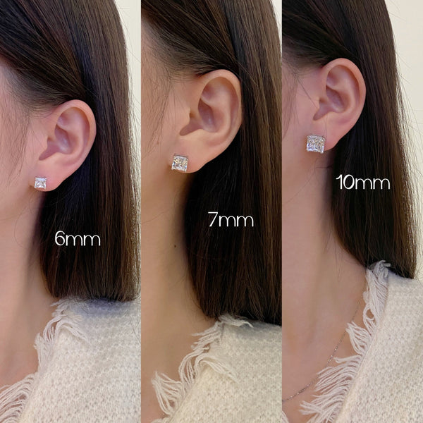 [Clover Jewelrys]Pendientes Delicados Cuadrados