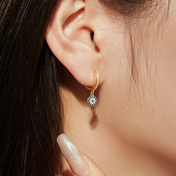 [Clover Jewelrys]Pendientes Ojo del Diablo únicos
