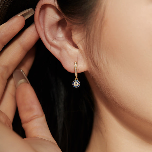 [Clover Jewelrys]Pendientes Ojo del Diablo únicos