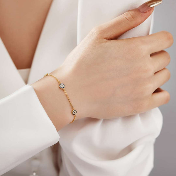 [Clover Jewelrys]Delicado collar con colgante de forma redonda