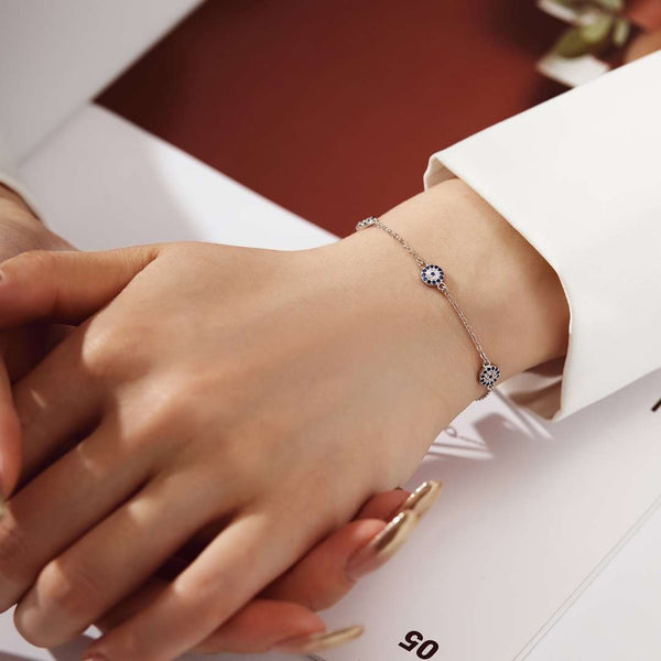 [Clover Jewelrys]Delicado collar con colgante de forma redonda