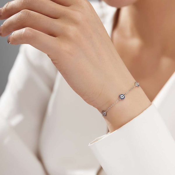 [Clover Jewelrys]Delicado collar con colgante de forma redonda