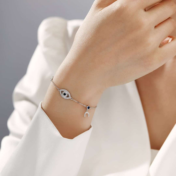 [Clover Jewelrys]Collar Delicado con Forma de Ojo