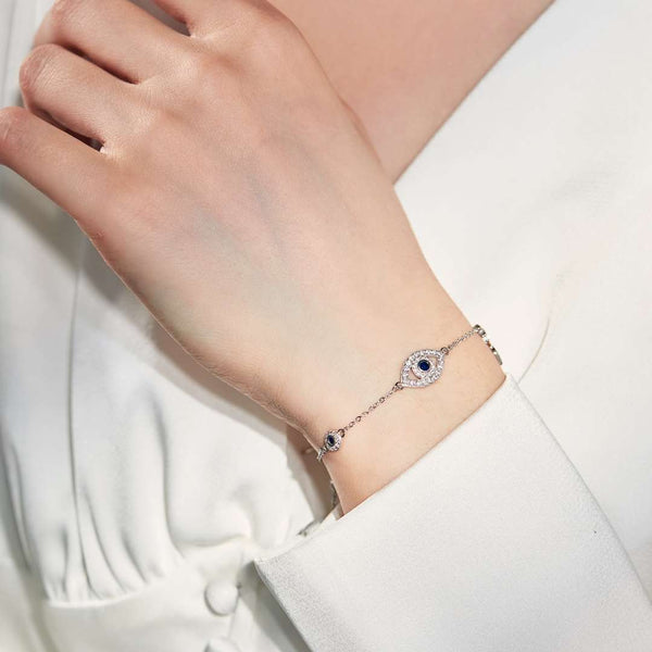 [Clover Jewelrys]Collar Delicado con Forma de Ojo