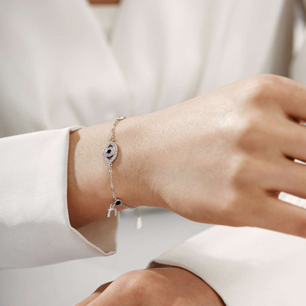 [Clover Jewelrys]Collar Delicado con Forma de Ojo