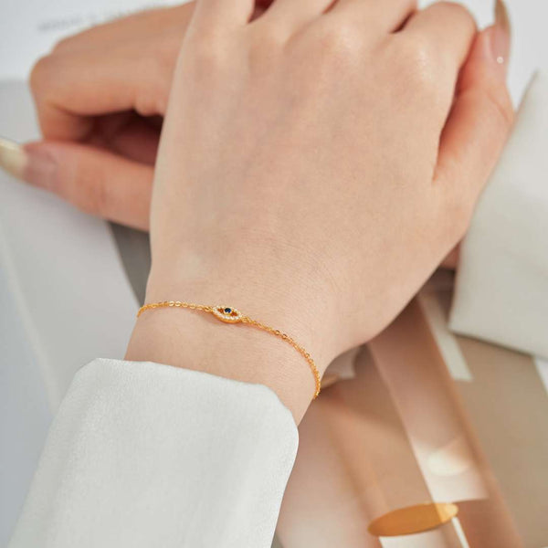 [Clover Jewelrys]Collar con forma de ojo turco
