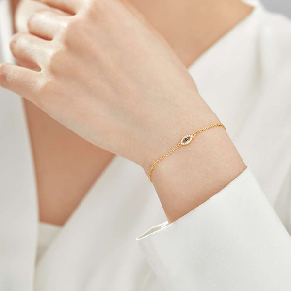 [Clover Jewelrys]Collar con forma de ojo turco